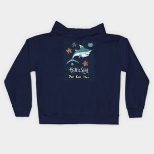 Brother Shark Doo Doo Doo Kids Hoodie